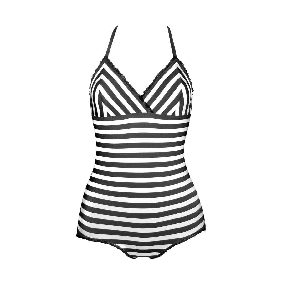 Women Fifi Chachnil Swimsuit | Striped Swimsuit Mascotte