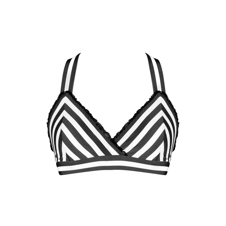 Women Fifi Chachnil Swimsuit | Striped Swimsuit Top Guy