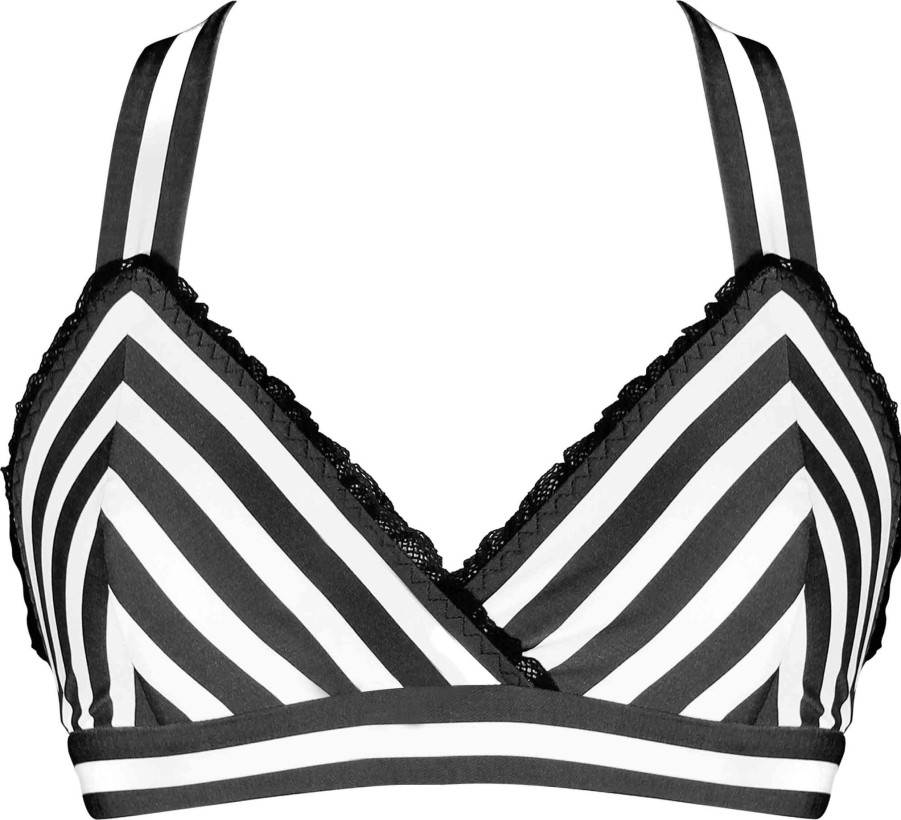 Women Fifi Chachnil Swimsuit | Striped Swimsuit Top Guy