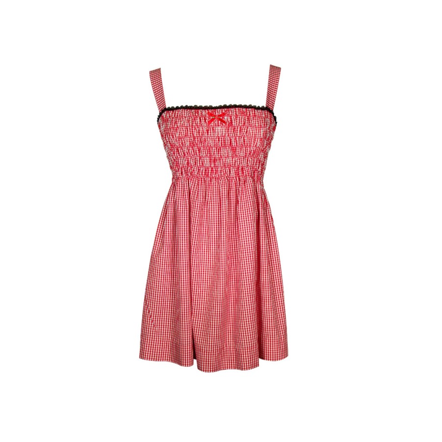 Women Fifi Chachnil Playsuits & Blouses | Bonnes Vacances Mini Dress Red