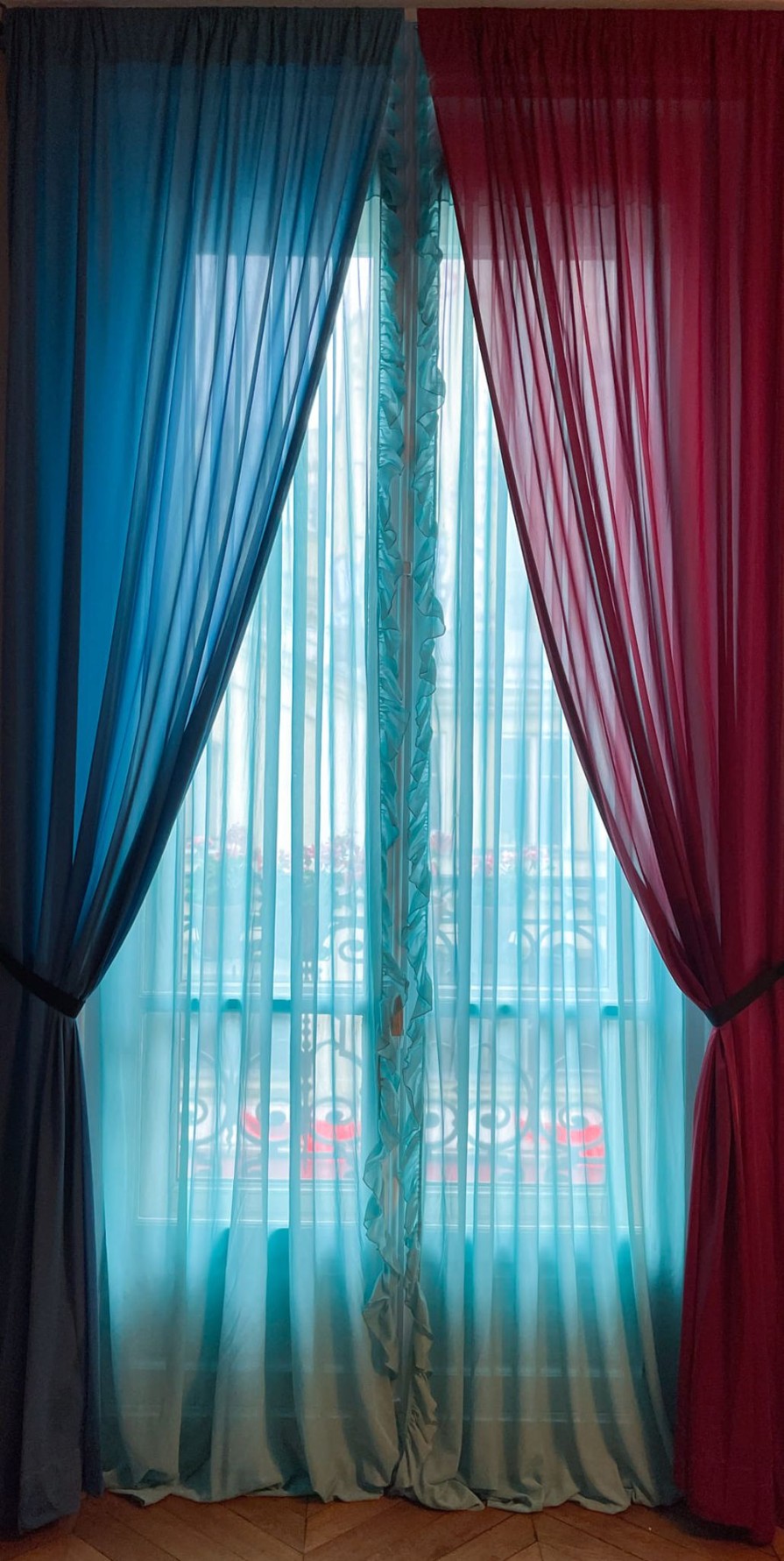 Home Fifi Chachnil | Azure Sheer Curtain