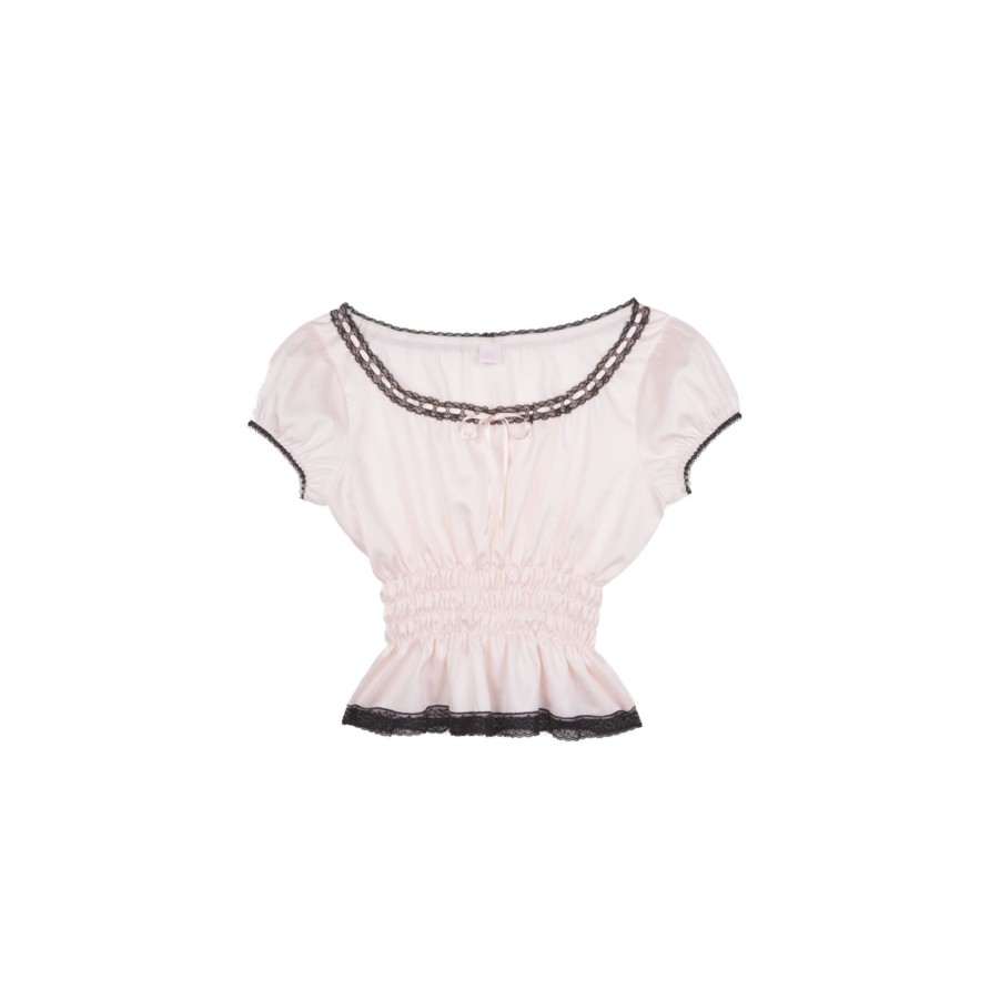 Women Fifi Chachnil Playsuits & Blouses | Amoureux Top Pink