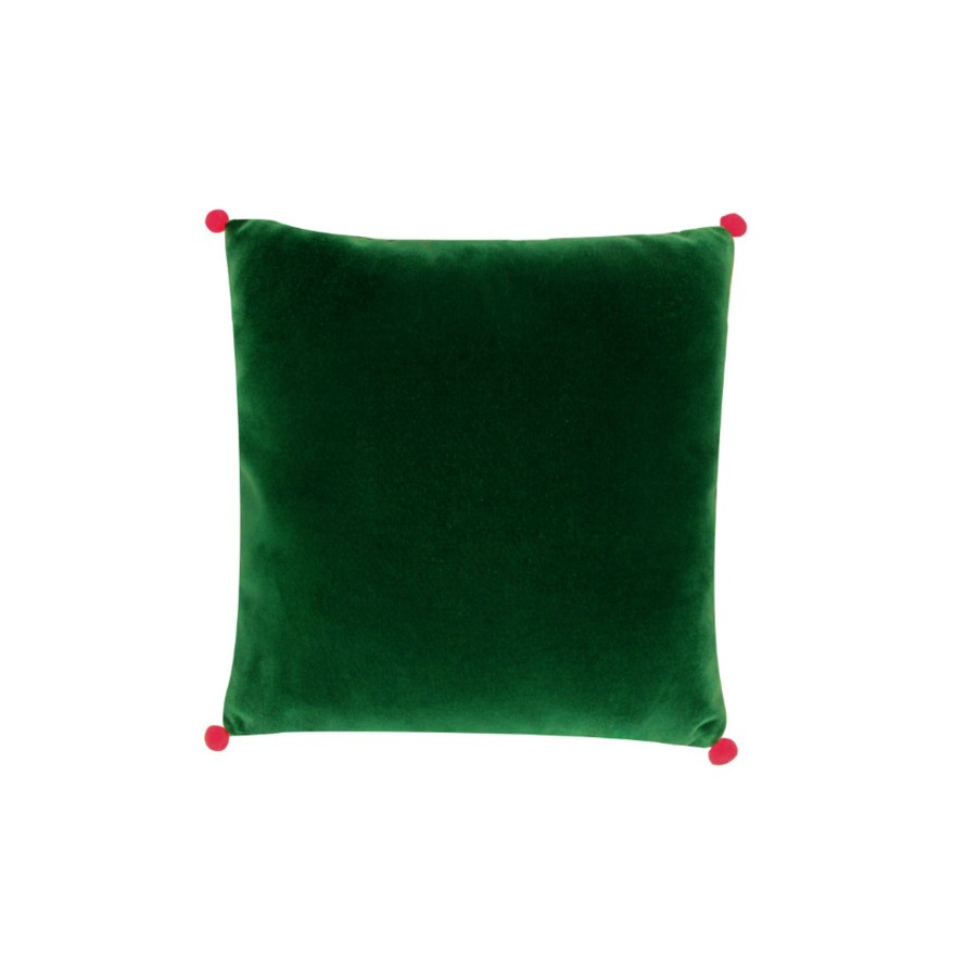 Women Fifi Chachnil | Green Forest Velvet Cushion