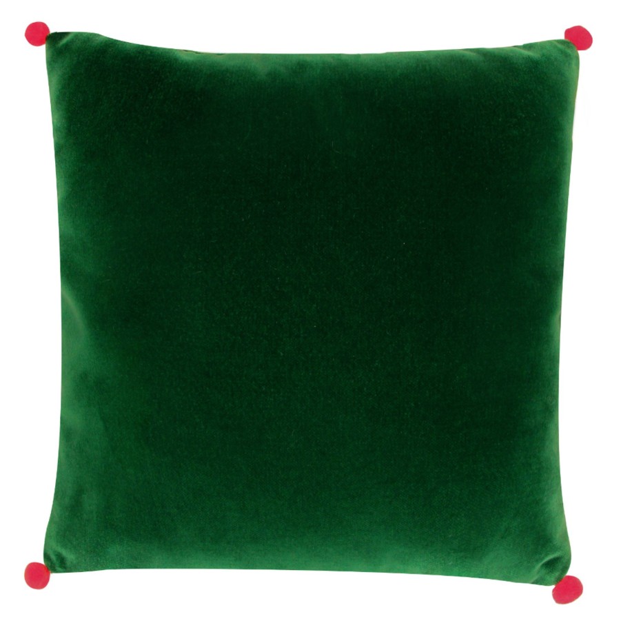 Women Fifi Chachnil | Green Forest Velvet Cushion