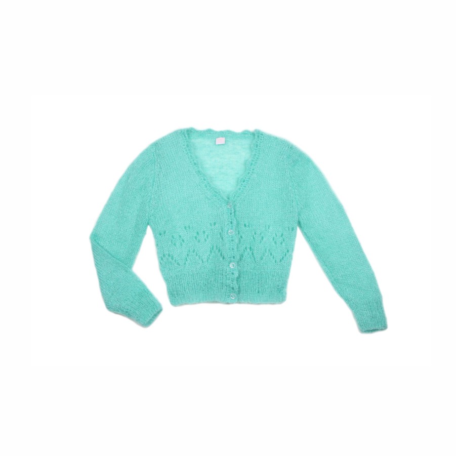 Women Fifi Chachnil | Turquoise Cherichat Cardigan