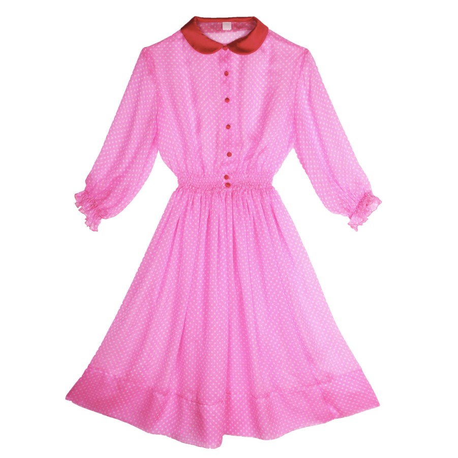 Women Fifi Chachnil Dresses | Mattia Dress Pink Pink